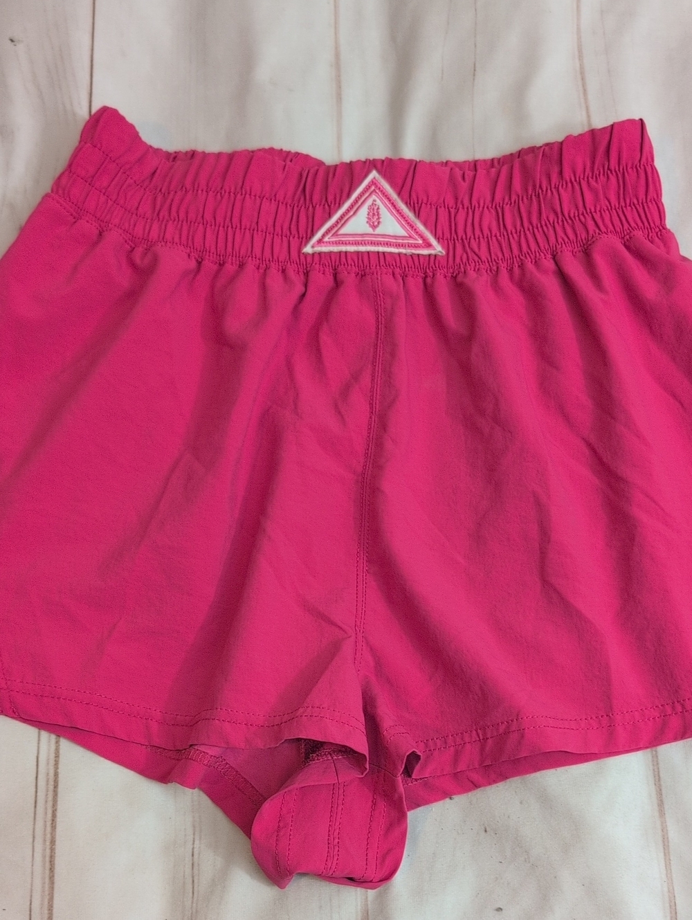 FP Movement Free People Next Round Shorts Womens L Hot Pink High Rise Athletic